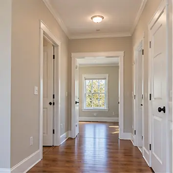 Interior trim and repair work